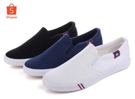 รองเท้าผ้าใบผู้ชายแบบสวมรุ่น Lm699 เบอร์ 40